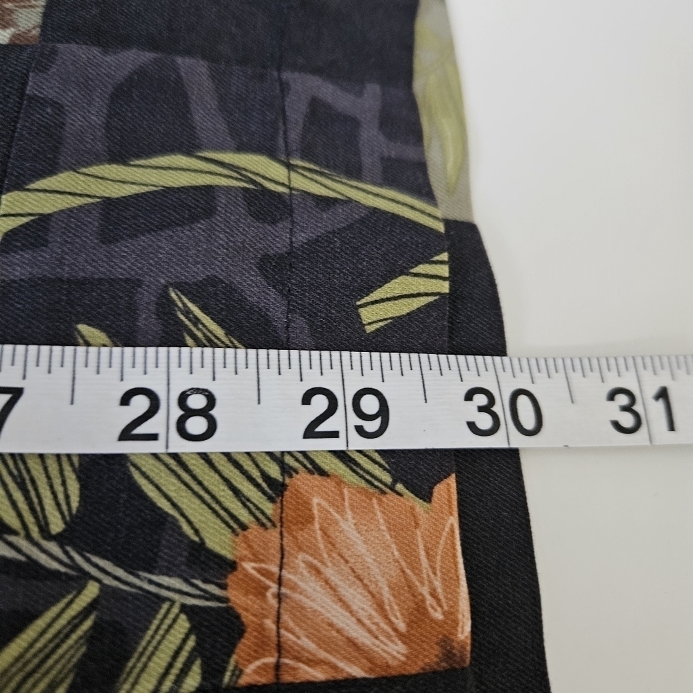 Orvis‎ Floral Hawaiian Shirt Mens Short Sleeve 100% Silk Button Up XL - Picture 6 of 8